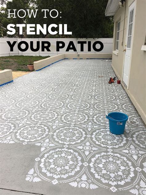 Best Stencils For Concrete Patio - Patio Ideas