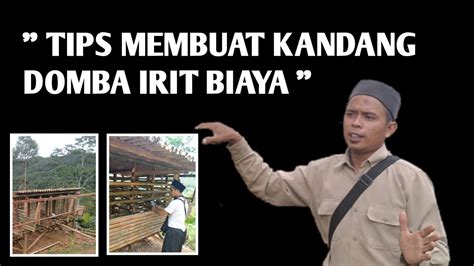 Cara Bikin Kandang Domba Irit Biaya YouTube