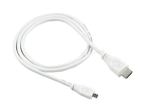 The Official Raspberry Pi Micro Hdmi To Standard Hdmi Cable Designed For The Raspberry Pi 4 Computer