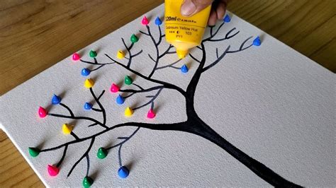 Simple And Easy Acrylic Painting For Beginners Project 100 Days Day
