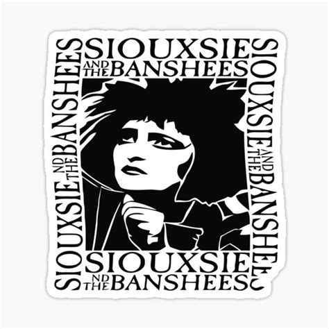 Siouxsie And The Banshees Sticker For Sale By Orwexrty Redbubble