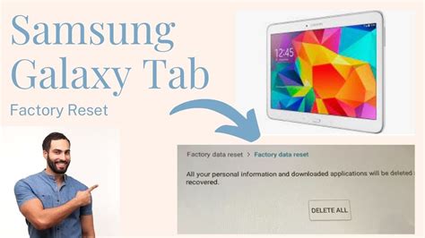 How To Factory Reset Samsung Galaxy Tab YouTube