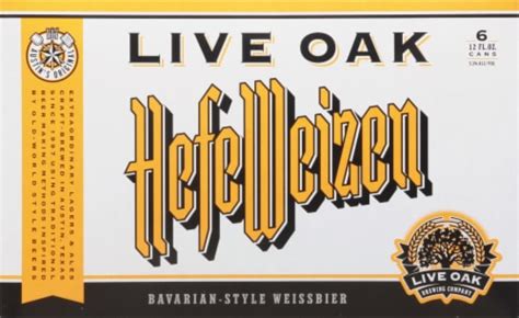 Live Oak Brewing Company Hefeweizen Bavarian Style Weissbier Beer 6