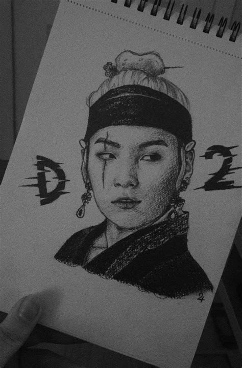 Agust D Daechwita D 2 Fanart Kpop Drawings Art Drawings Simple