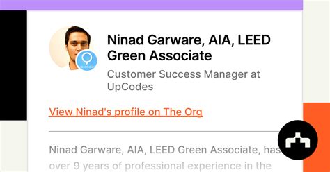 Ninad Garware Aia Leed Green Associate Customer Success Manager At