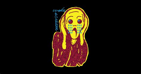 The Woke Scream - The Scream - Sticker | TeePublic