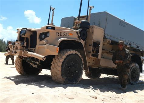 Oshkosh Defense Demonstrates Jltv Based Remotely Operated Ground Unit For Expeditionary Fires