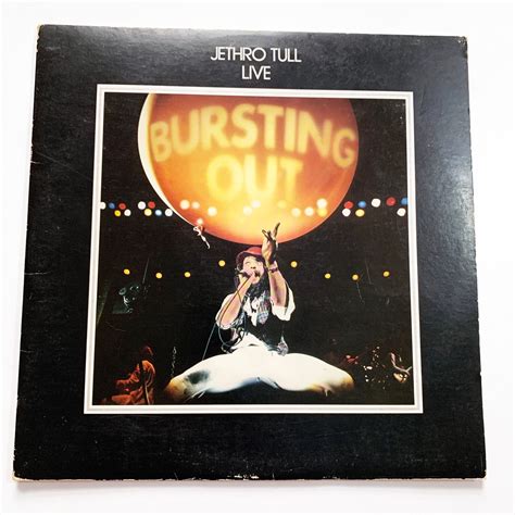 Vintage Jethro Tull Live Bursting Out Vinyl Record Lp Album 12 Live Album 70s 1970s Etsy