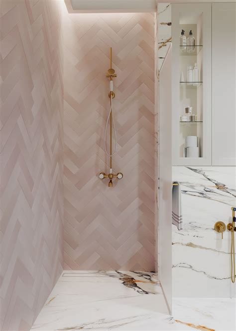 Pink Bathroom Tiles House Bathroom Small Bathroom Condo Design