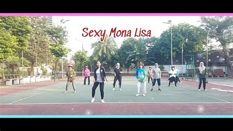 Sexy Mona Lisa Line Dance Demo By Perum Taman Gandaria Youtube