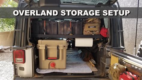 New Overland Adventure Camping Storage Solution For My Jeep Jk Youtube