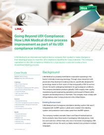 Going Beyond UDI Compliance How LiNA Medical Drove Process