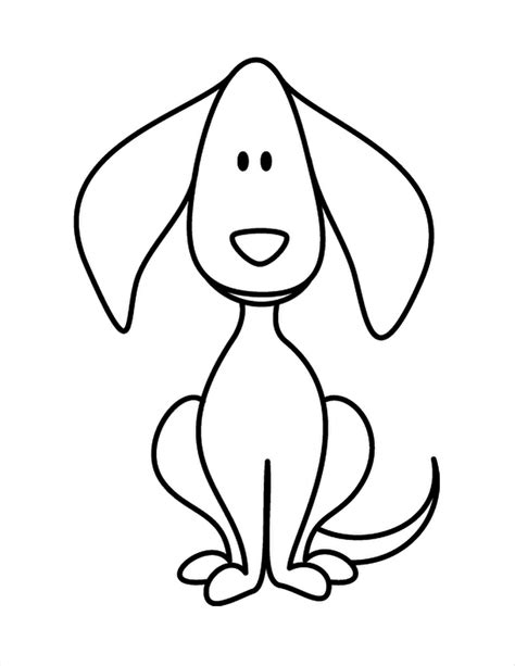 Easy Dog Face Drawing | Free download on ClipArtMag