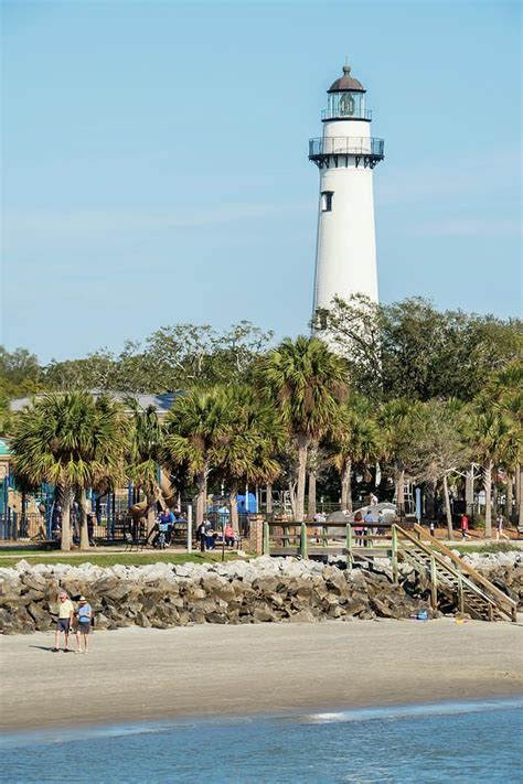 St Simons Island Lighthouse St Simons Island Georgia By Dawna Moore