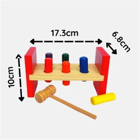 Kids Wooden Hammer Toy, Child Age Group: 0-3 Yrs at Rs 200/piece in ...