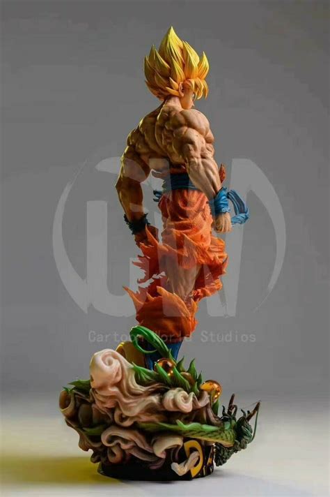 Dragon Ball Z Son Goku Ssj Resin Statue Vom Cw Studio