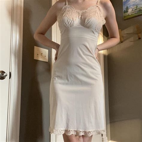 Vintage Heavenly Lingerie 2000s White Slip Depop