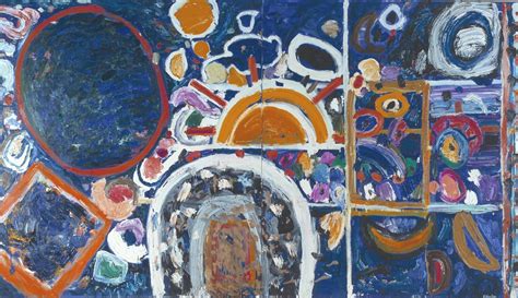 Gillian Ayres Obe Sundark Blues 1994 Art Uk Painting British Art