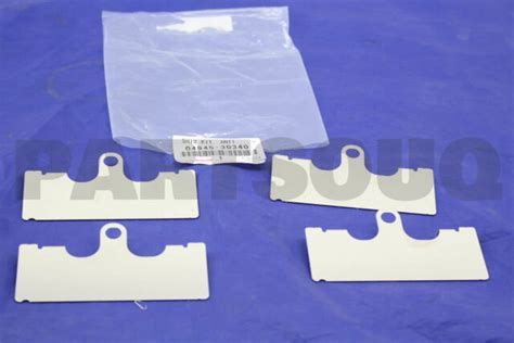 Genuine Toyota Shim Kit Anti Squeal Front Ebay