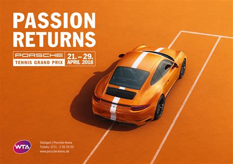 Porsche Tennis Grand Prix Keyvisual Full Cgi On Behance