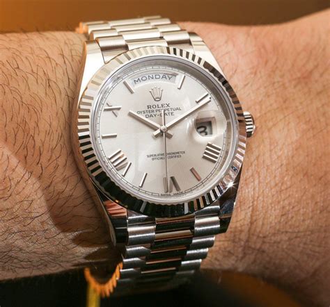 Rolex Day-Date 40 Watches & The New Rolex 3255 Movement Hands-On ...