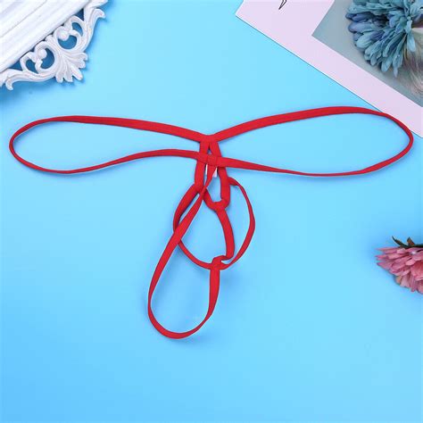 Sexy Men String Bikini Briefs Underwear Open Front Holes G String T Back Thongs Ebay