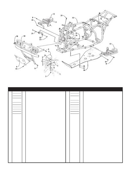 Arctic Cat Bearcat 454 4x4 Atv Replacement Parts Manual 1996