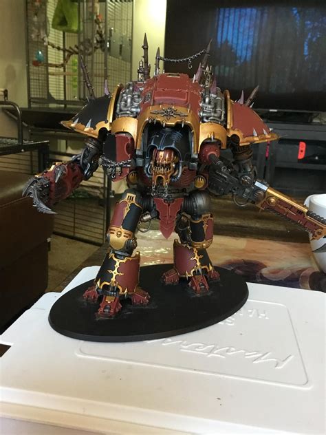 Wip Chaos Knight Rampager Of House Khymere Took Me Longer Than I