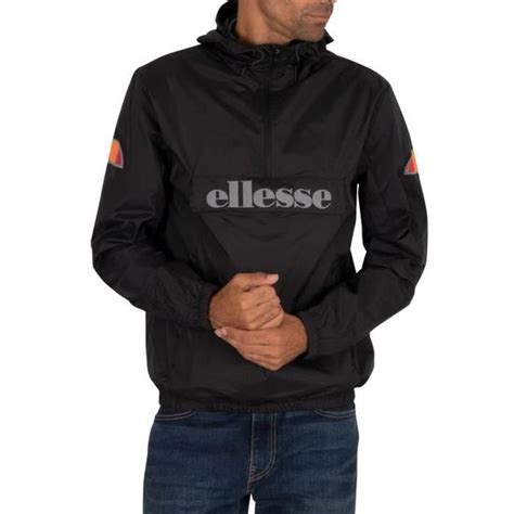 Ellesse Pour des hommes Veste à enfiler Acera Noir Cdiscount Prêt à