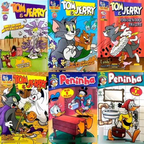 Kit Revistinhas Gibis Quadrinhos Peninha E Tom E Jerry Mercadolivre