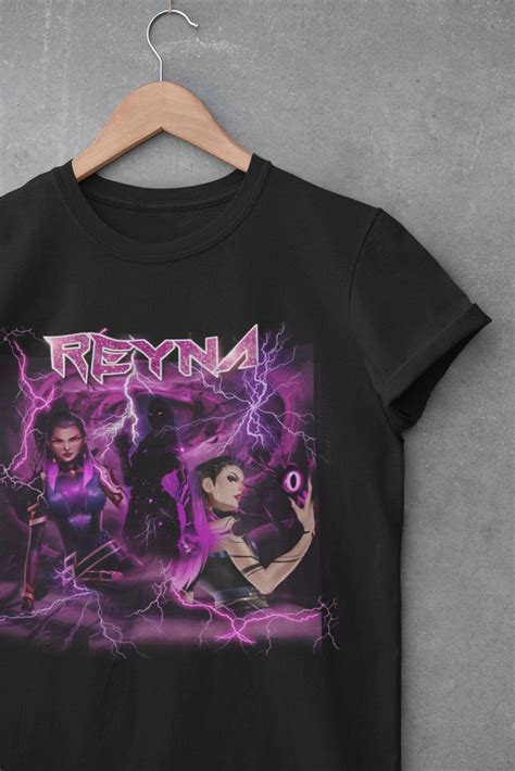 Vintage Valorant Reyna T Shirt Ll Gamer Shirts Ll Bootleg Etsy