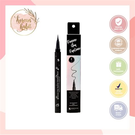 Jual Original Somethinc Forever Stay Eyeliner Blackest Black