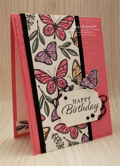 Stampin Up Floating Fluttering Bundle Card Stampin Up Butterfly