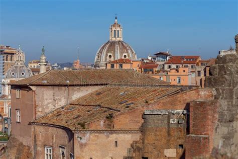 Rome. View of the Old Town. Stock Photo - Image of christianity ...