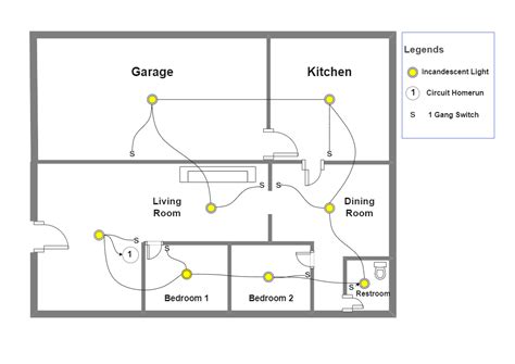 Basic Lighting Layout | Lighting layout, Simple floor plans, Layout