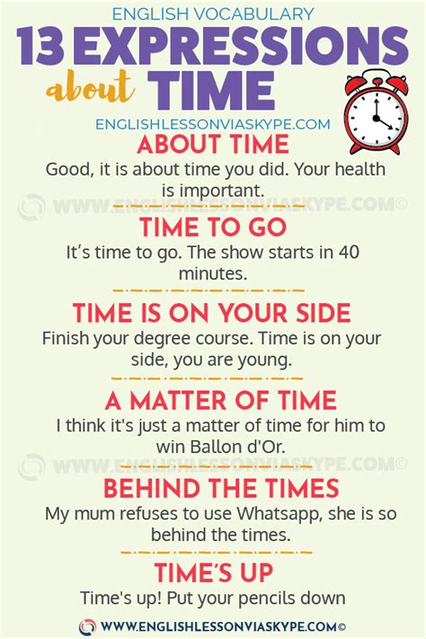 13 English Expressions About Time • Improve Your English Vocabulary