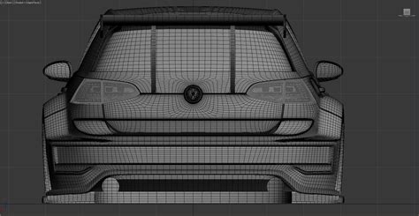 Stl File Volkswagen Golf Gti Tcr Printable 🚗・3d Printer Model To