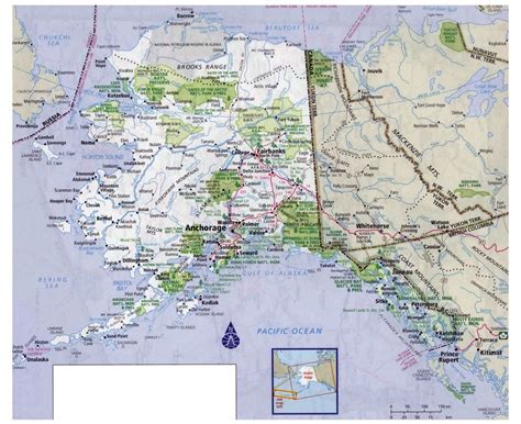 Maps of Alaska | Collection of maps of Alaska state | USA | Maps of the ...