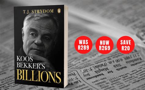 Koos Bekkers Billions By Tj Strydom Bargain Books