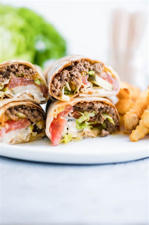 Cheeseburger Wraps - Meg's Everyday Indulgence