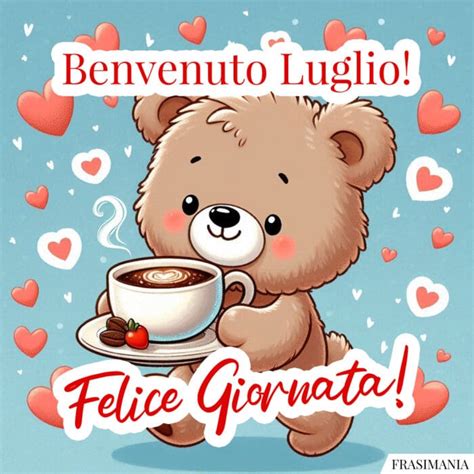 Benvenuto Luglio Felice Giornata Benvenuto Luglio Felice Giornata