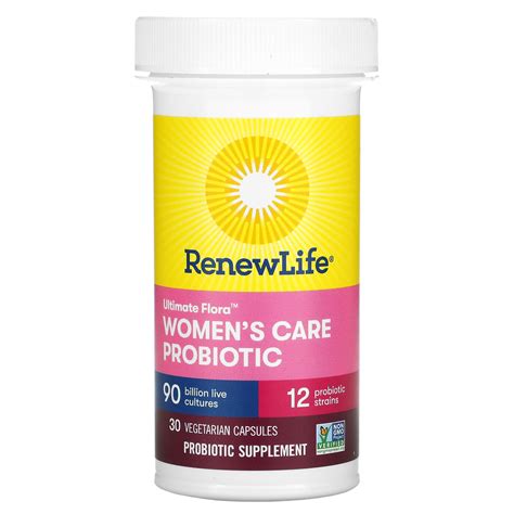 Renew Life Ultimate Flora Womens Care Probiotic 90 Billion Live