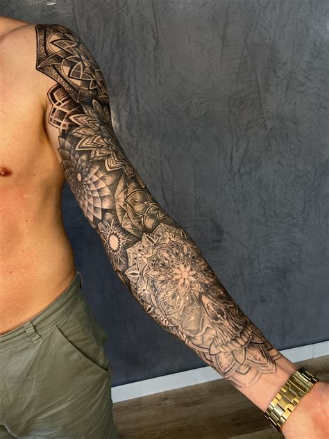 Mandala Tattoo Tatuagem Pontilhismo Fechamento De Bra O Em