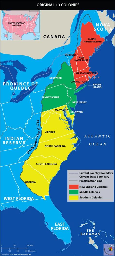 map original colonies united states