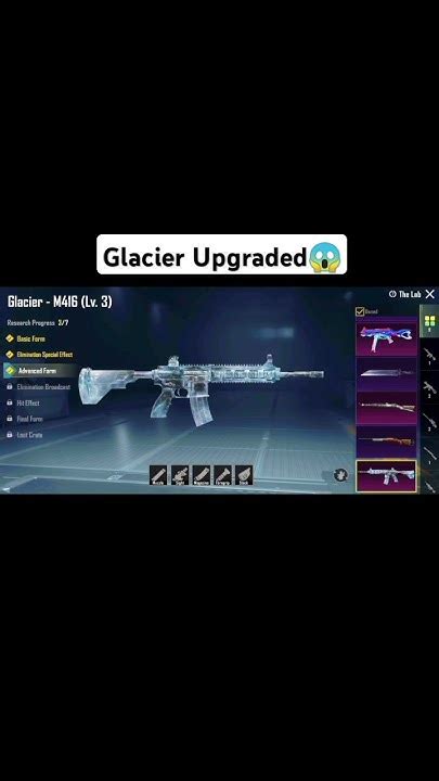 M416 Glacier Upgraded😱 M4glacier Pubgmobile Youtube