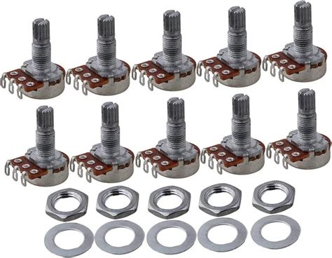 Potentiomètre 1 0pcs Arbre Court 15 mm Tone de Guitare en Pot linéaire