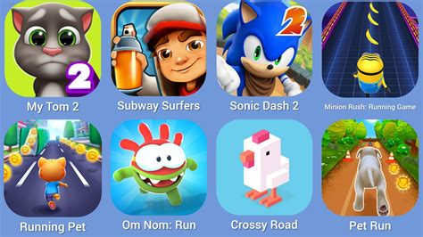 My Tom Subway Surfers Sonic Dash Minion Rush Running Pet Om