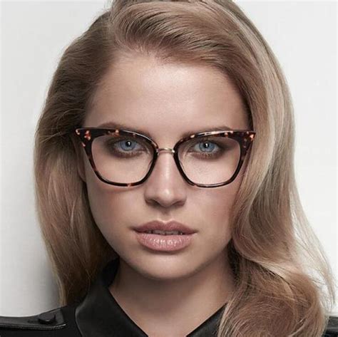 Stylish Elegant Black Cat Eye Women Eyeglasses Clear Lens Spectacle