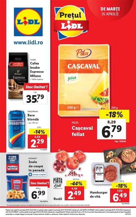 Catalog Lidl De Marti 26 Aprilie 01 Mai 2022 Catalog AZ