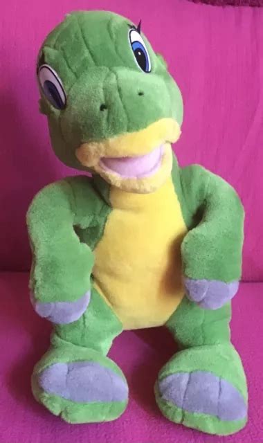 THE LAND BEFORE Time Ducky Green & Yellow Dinosaur Soft Plush Toy 16” £39.99 - PicClick UK